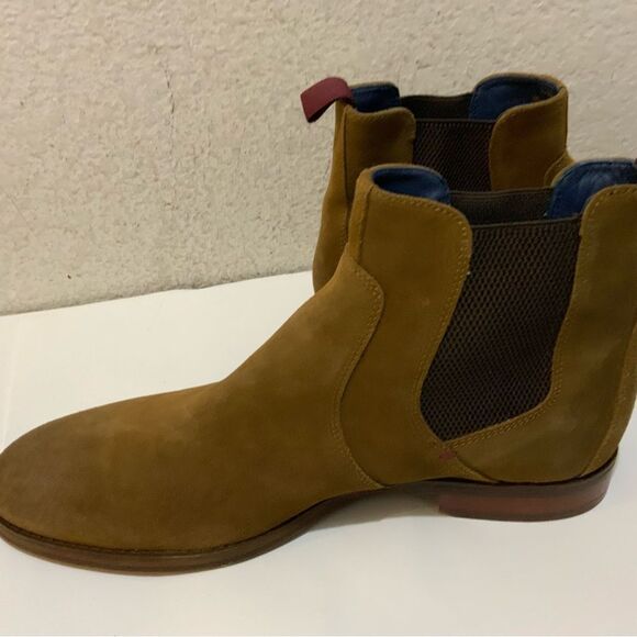 JOHNSON & MURPHY Mens Brown Goring Comfort Danby Round Toe Boots Shoes 11M - Picture 7 of 11